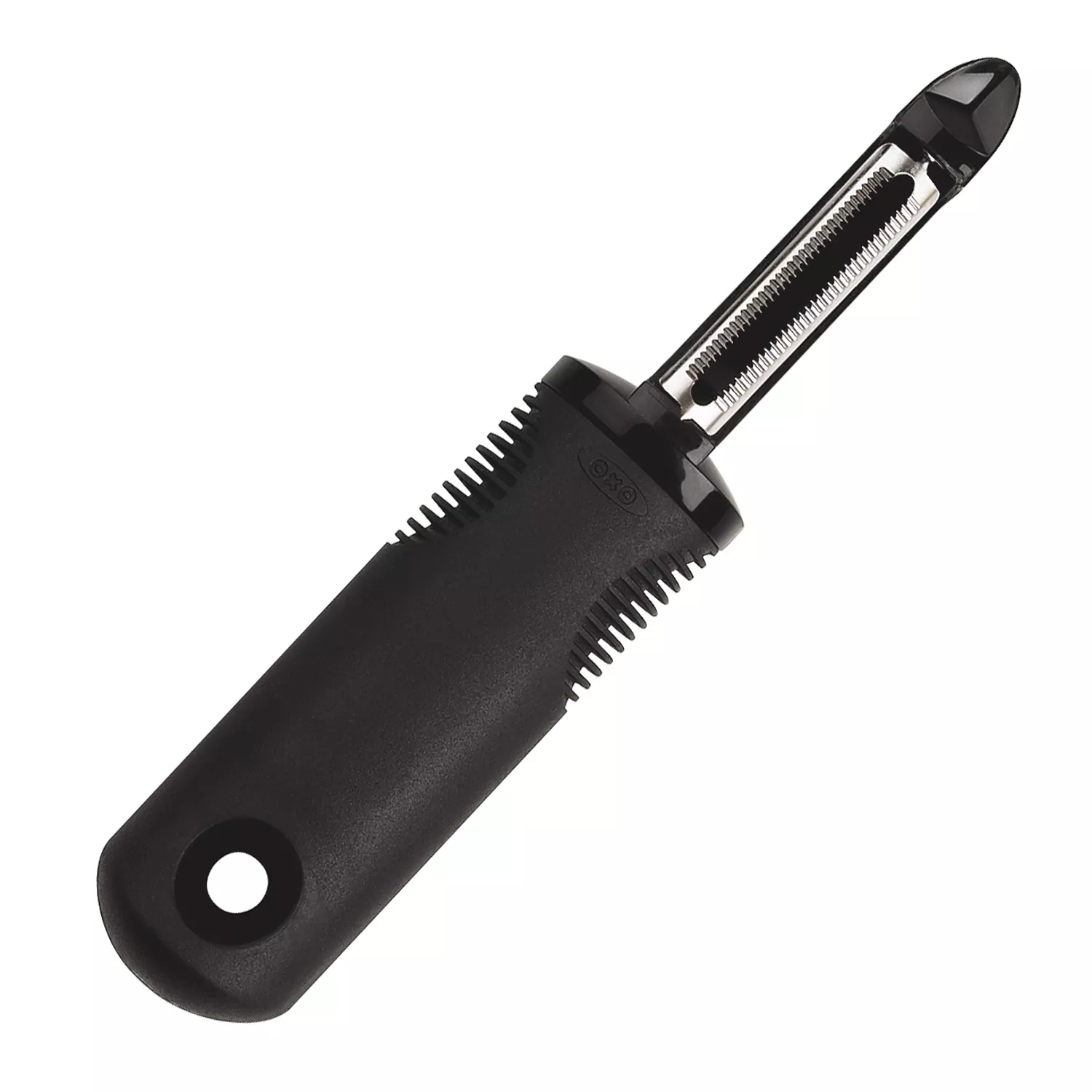 OXO 1061242 Good Grips 7 Straight Vegetable Peeler with Serrated Stainless  Steel Blade
