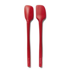 Sur La Table Flex-Core Mini Silicone Spatula and Spatula Spoon, Set of 2