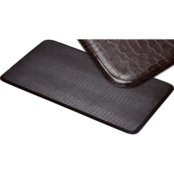 Imprint Crocodile Kitchen Mat, Cajun Toffee