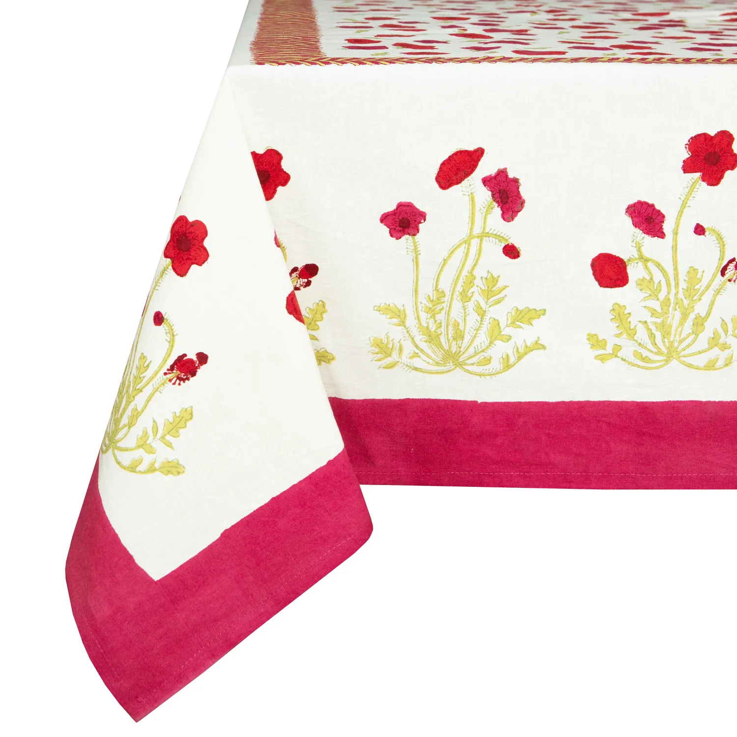 Couleur Nature Poppies Tablecloth