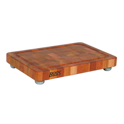 John Boos End Grain Cutting Boards with Juice Groove and Feet, 18"x12"x1.75"