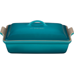 Le Creuset Heritage Covered Baker, 4 qt. I am slowly stocking our Airstream with this durable cookware