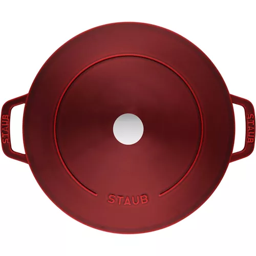 Staub Stackable 4-pc. Set: Cast Iron Dutch Oven, Grill Pan & Braiser