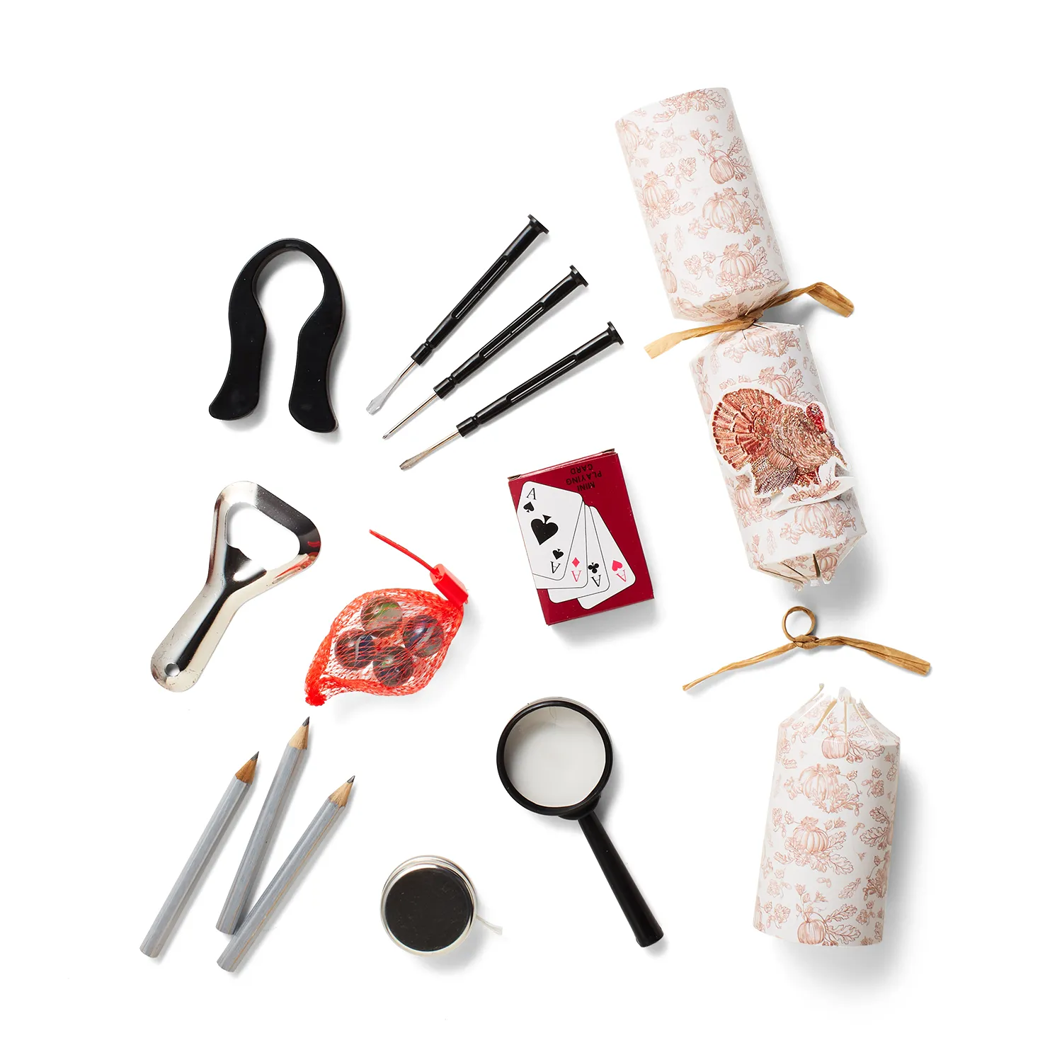 Sur la table Thanksgiving Crackers, Set of 8