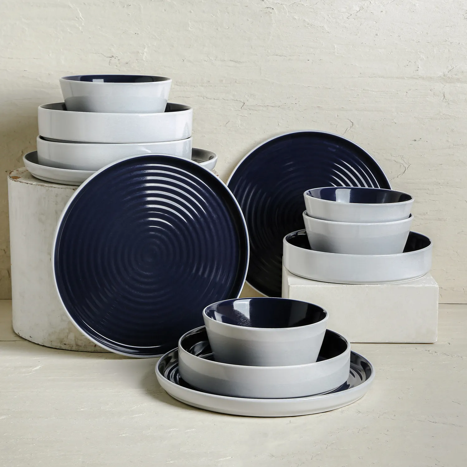 Stone Lain Elica Stoneware 12-Piece Dinnerware Set