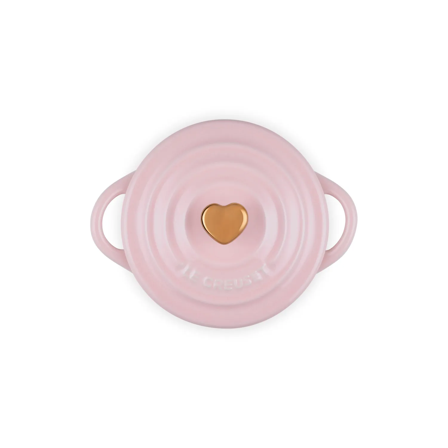 Le Creuset Petite Cocotte with Gold Heart Knob, 8 oz.