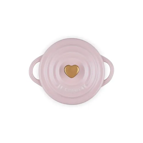 Le Creuset Petite Cocotte with Gold Heart Knob, 8 oz.