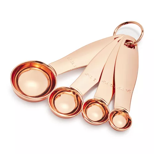 Sur La Table Copper Measuring Spoons, Set of 4