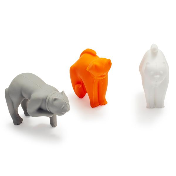 Tovolo Cat Lid Rests, Set of 3