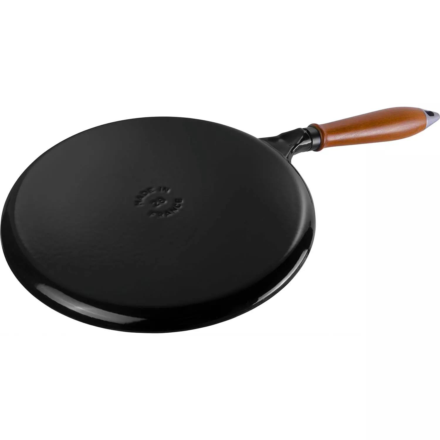 Frying pan 20 cm, wooden handle, cast iron, Staub 