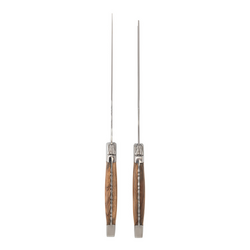 French Home Olivewood Laguiole Carving Set