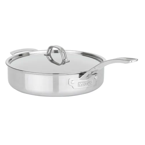 Viking PureGlide Pro 3-Ply Sauté Pan with Glass Lid, 4.5 qt.