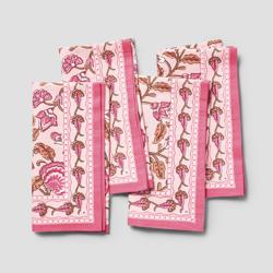 Sur La Table Chintz Floral Napkins, Set of 4