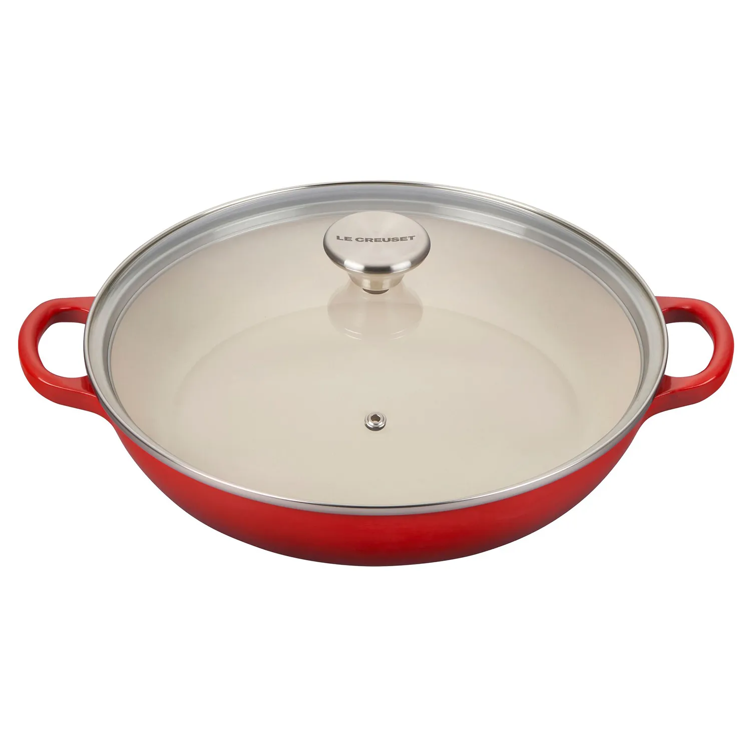 Le Creuset Signature Braiser with Glass Lid, 2.25 qt.