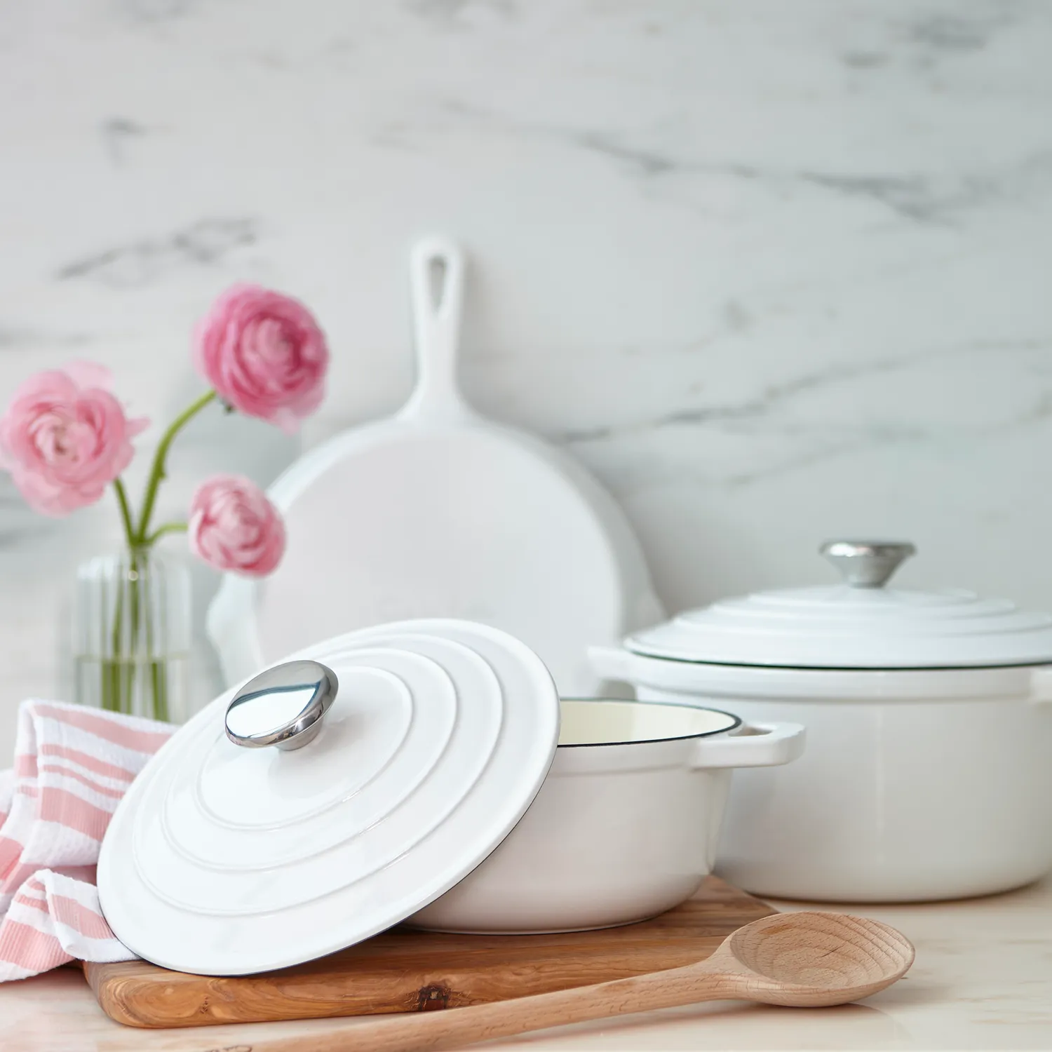Sur La Table Enameled Cast Iron 5-Piece Set