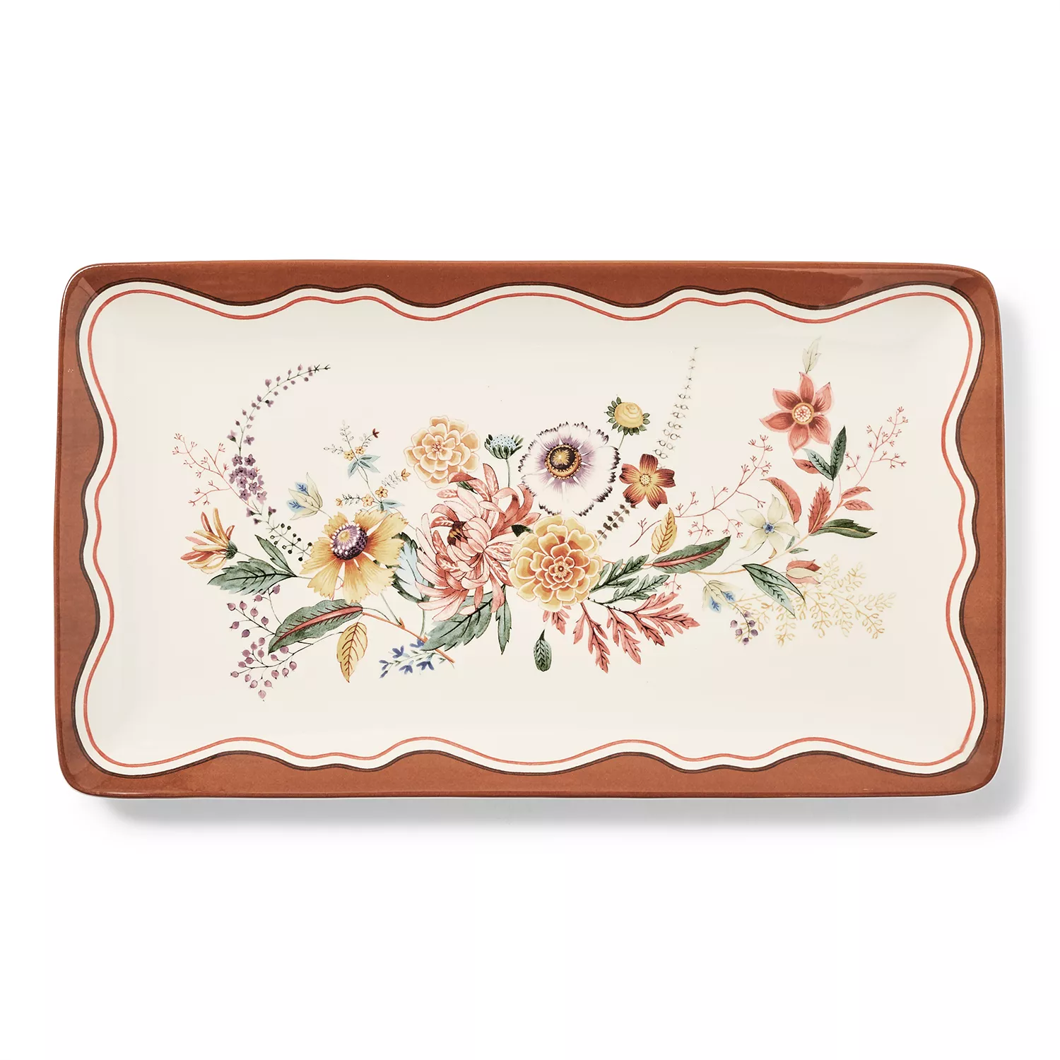 Sur La Table Fall Botanical Rectangular Platter