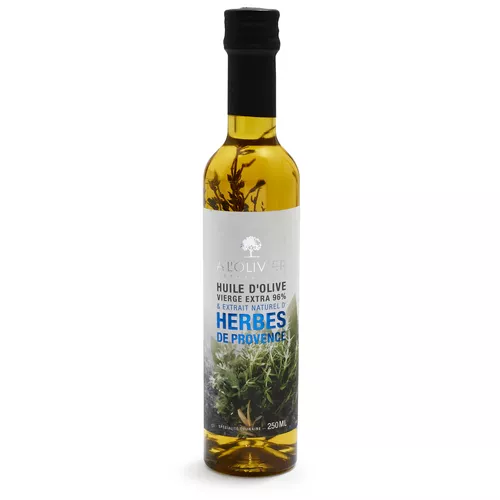 A L&#8217;Olivier Herbes de Provence Extra Virgin Olive Oil, 8.5 oz.