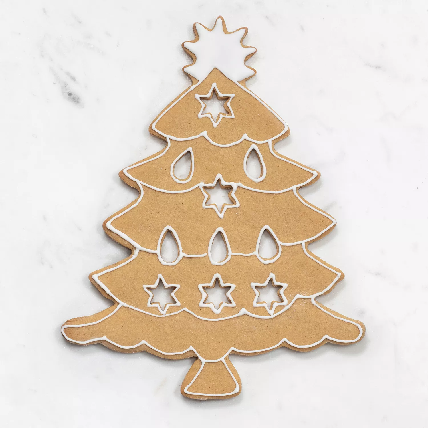 Sur la Table Large Christmas Tree Copper-Plated Cookie Cutter