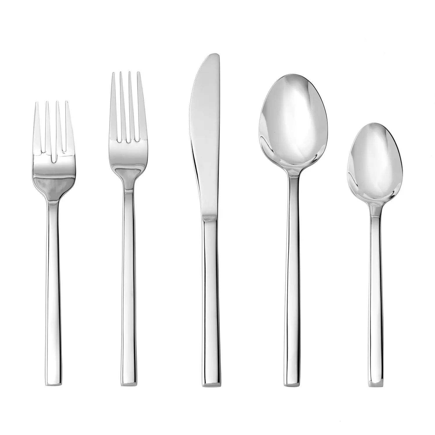 The Rack 42 piece 18/10 Stainless Steel Flatware Set