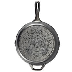 Lodge Day of the Dead Cast Iron Skillet, 10.25"
