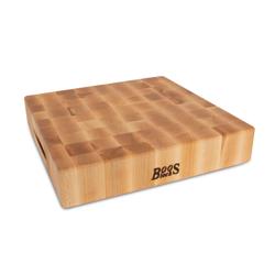 John Boos Maple End-Grain Square Cutting Boards, 3" Thick  