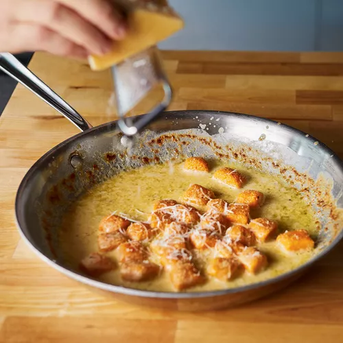Sweet Potato Gnocchi and Hazelnut Gremolata