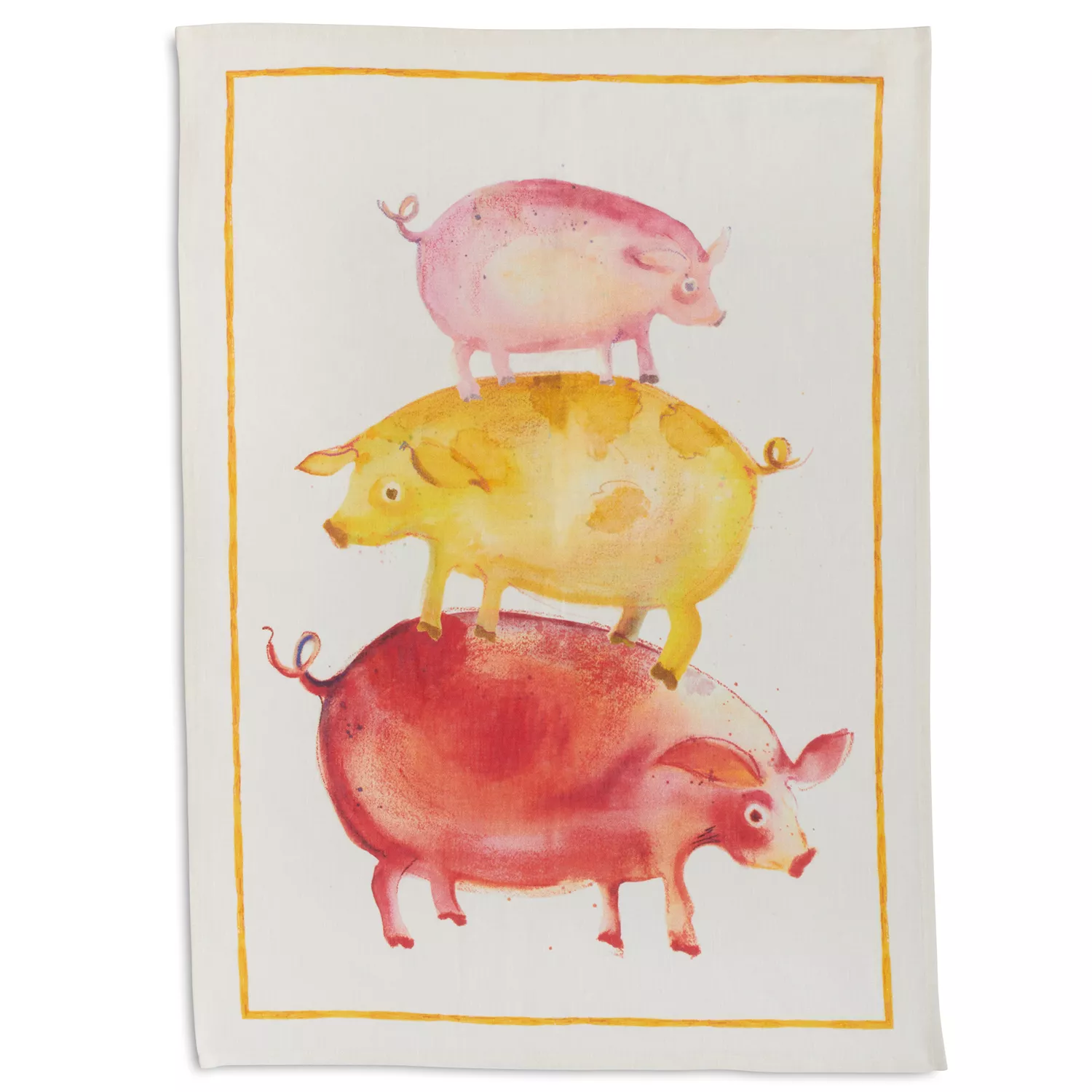 Sur La Table Pig Linen Kitchen Towel, 28&#34; x 20&#34;