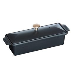 Staub Rectangular Terrine, 1.5 qt. If making pate is not your thing, it works great for a meatloaf or an elongated lemon pound cake or banana