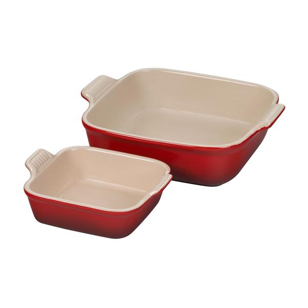 Le Creuset 2-Piece Square Baker Set