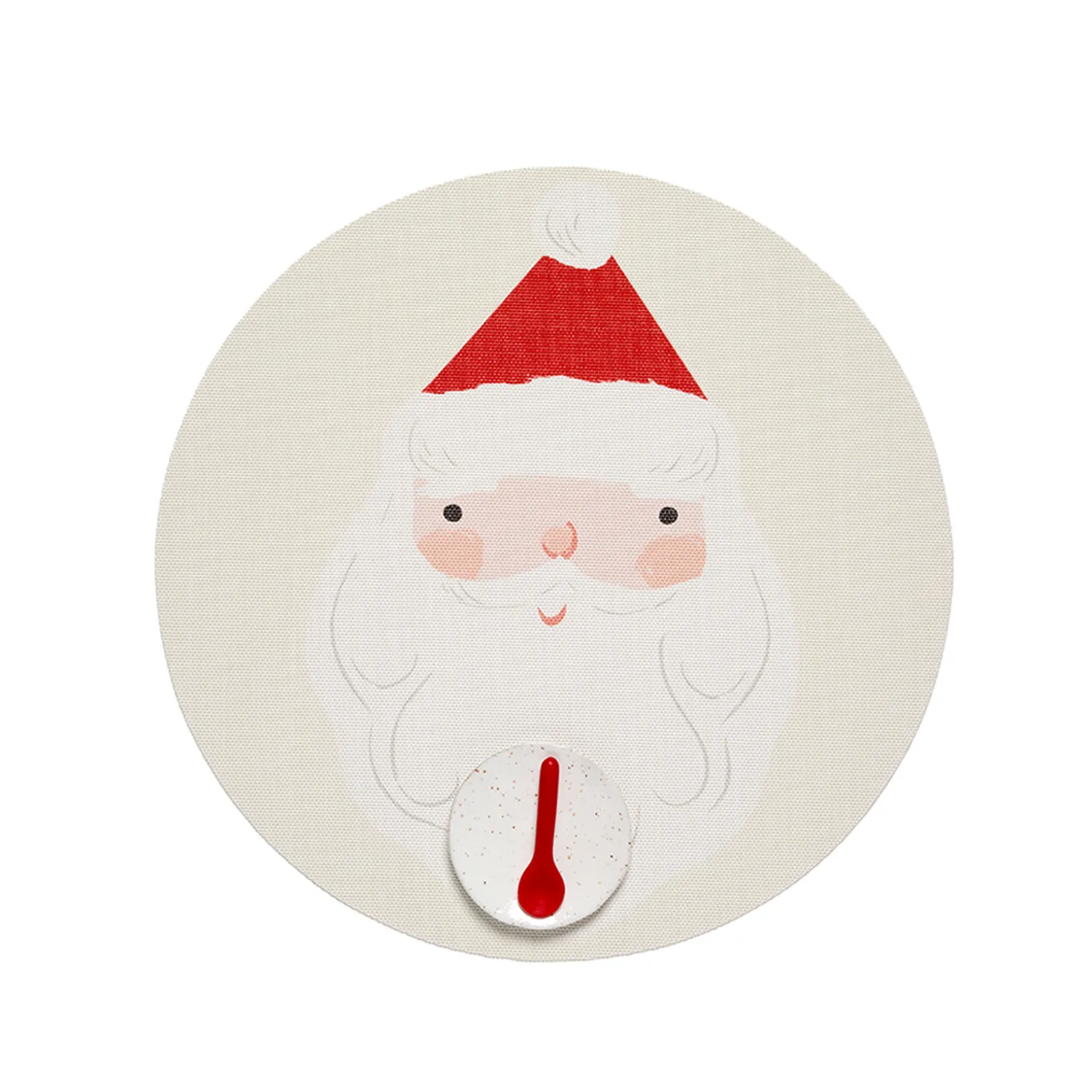 Meri Meri x Chilewich Jolly Christmas Round Placemat