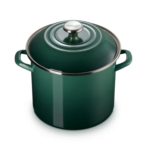 Le Creuset Enameled Steel Stockpot with Stainless Steel Knob, 10 qt.