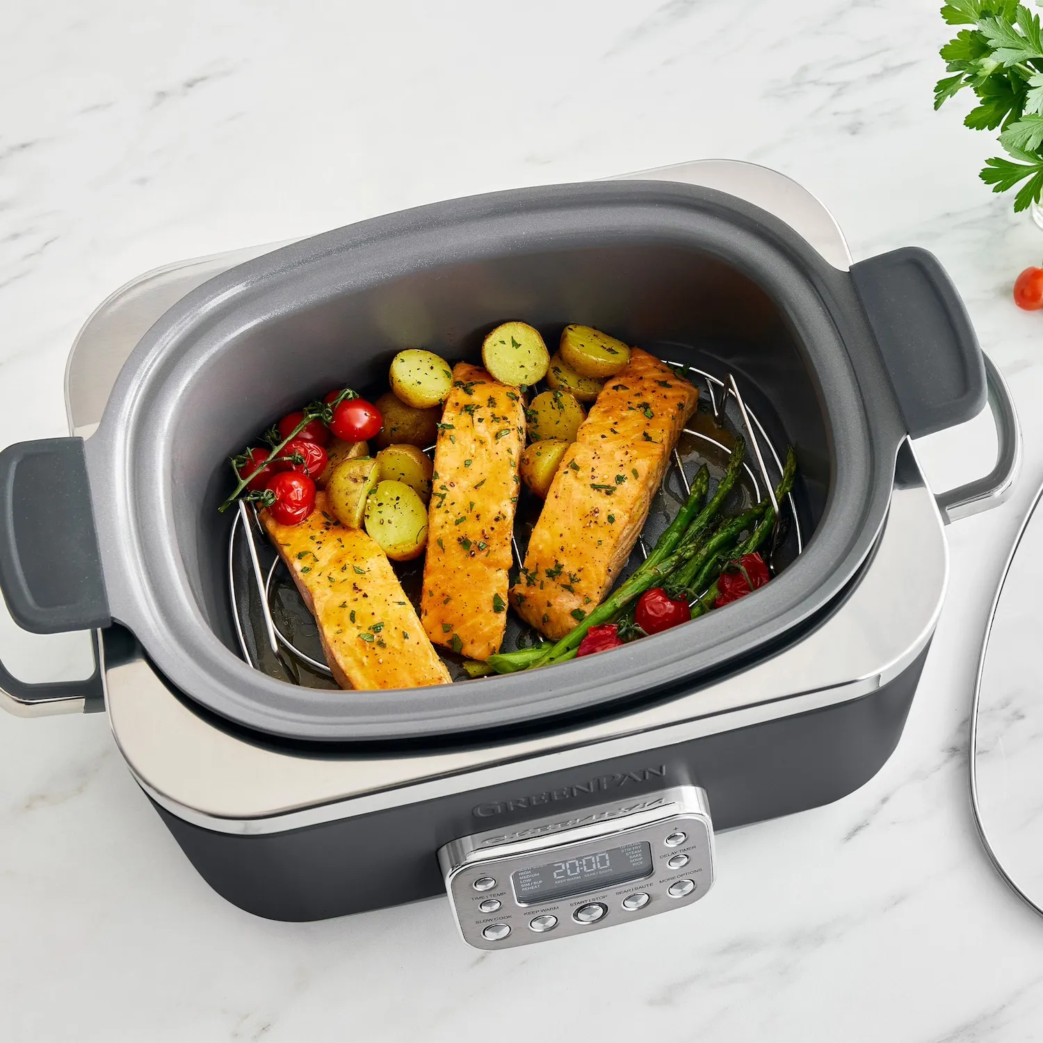GreenPan Elite Slow Cooker, 6 qt.