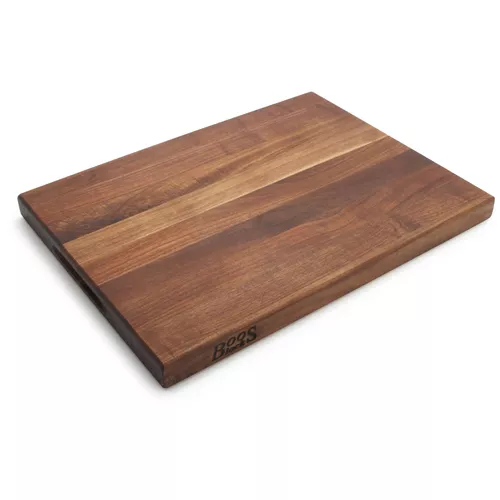 John Boos Walnut Edge Grain Cutting Board with Grips, 20"x15"x1.5" 