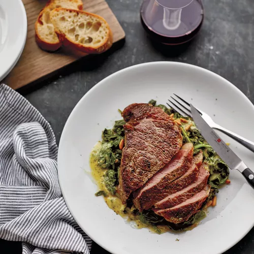 Grilled Steaks with Marsala and Shallot Pan Sauce