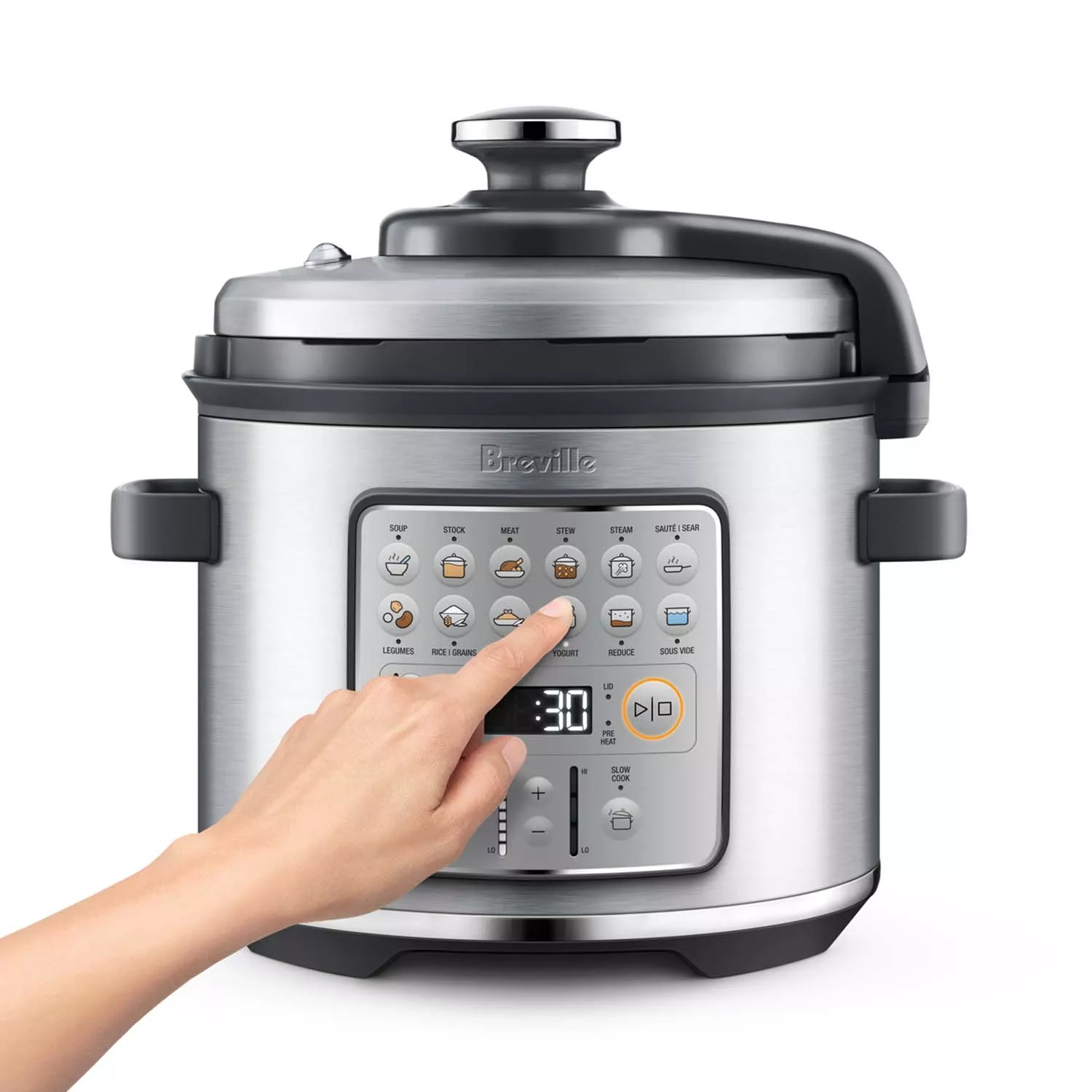 Breville Fast Slow Go Pressure Cooker, 6 qt.