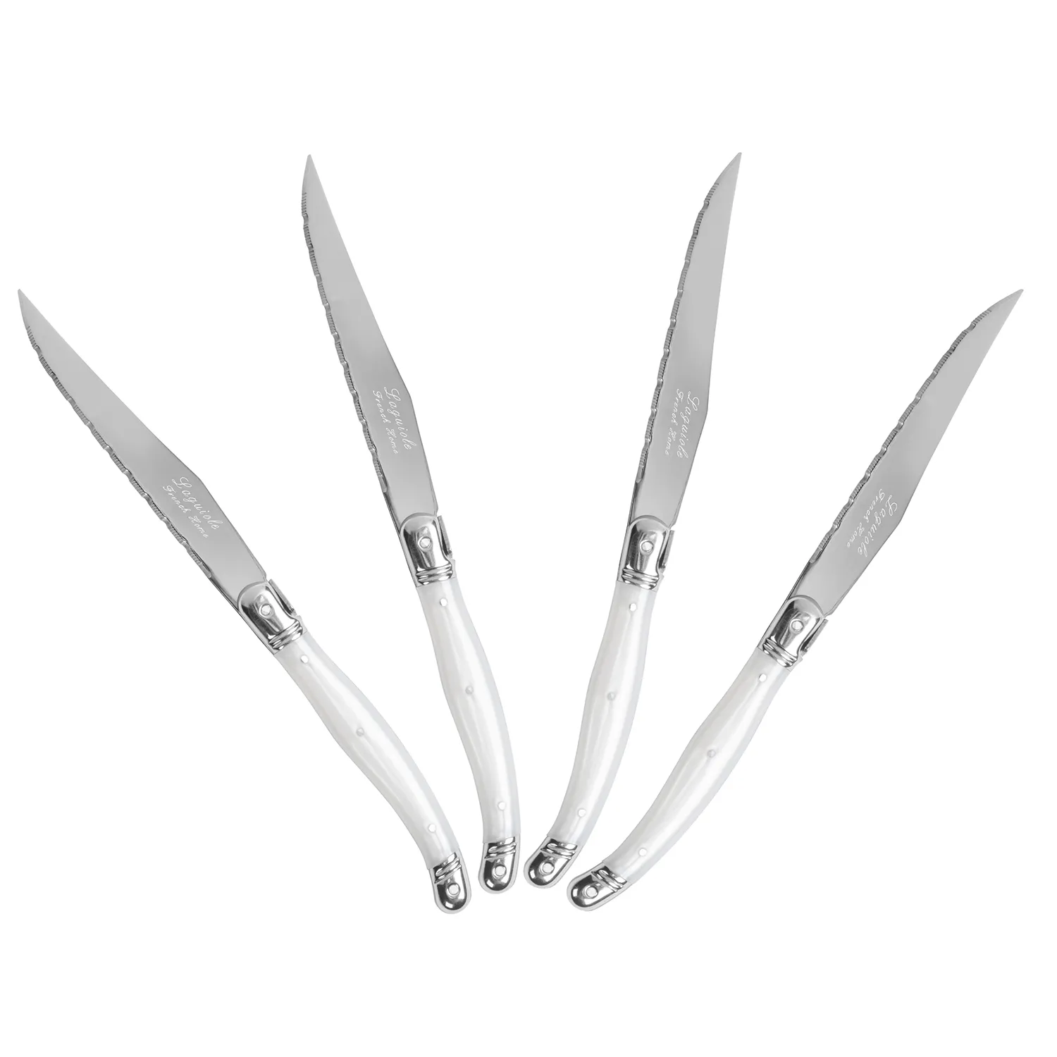 French Home Laguiole Steak Knives, Set of 4