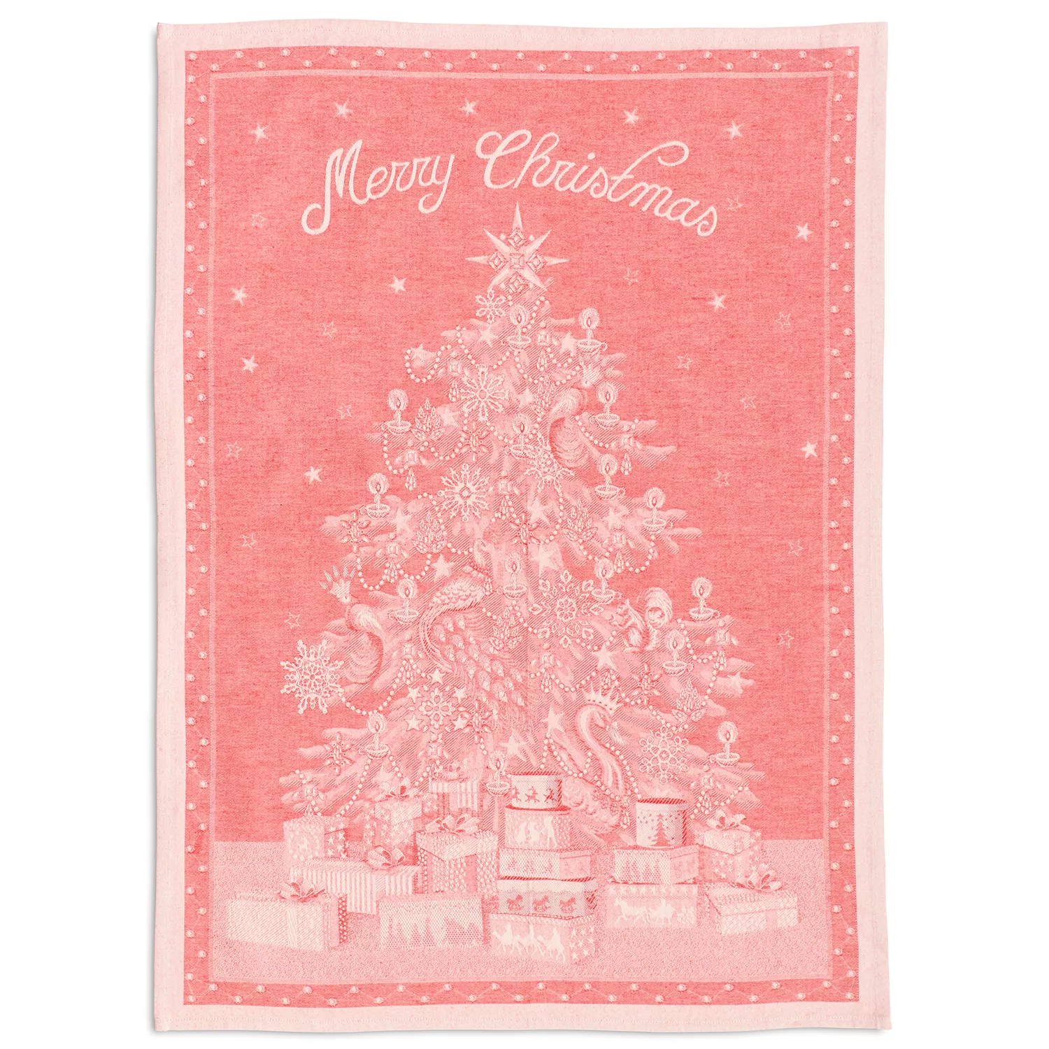 Sur La Table Merry Christmas Jacquard Kitchen Towel,  32&#34; x 23&#34;
