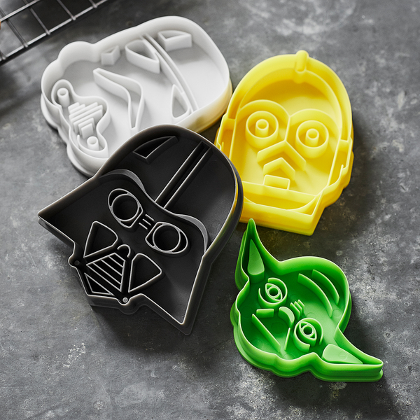 Cortador Guerra de las Galaxias Star Wars cookie cutter with stamp 4 pieces set 