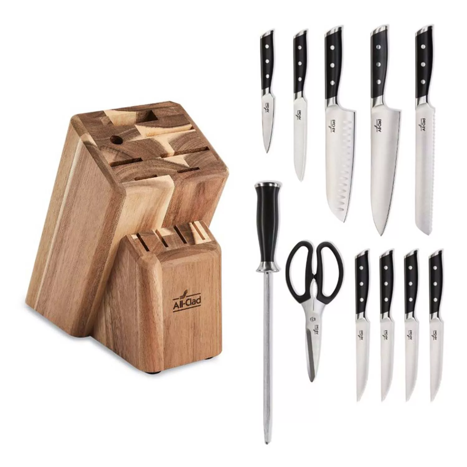 All-Clad Knife Block, Set of 12