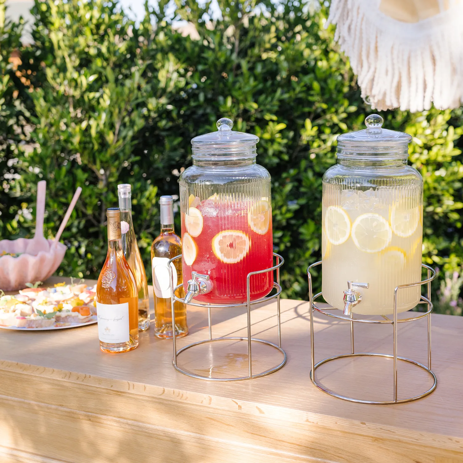 Sur La Table Glass Beverage Dispenser, 1.5 Gallon