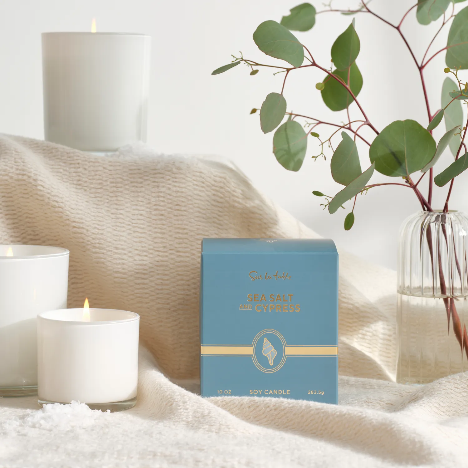 Sur La Table Sea Salt & Cypress Candle