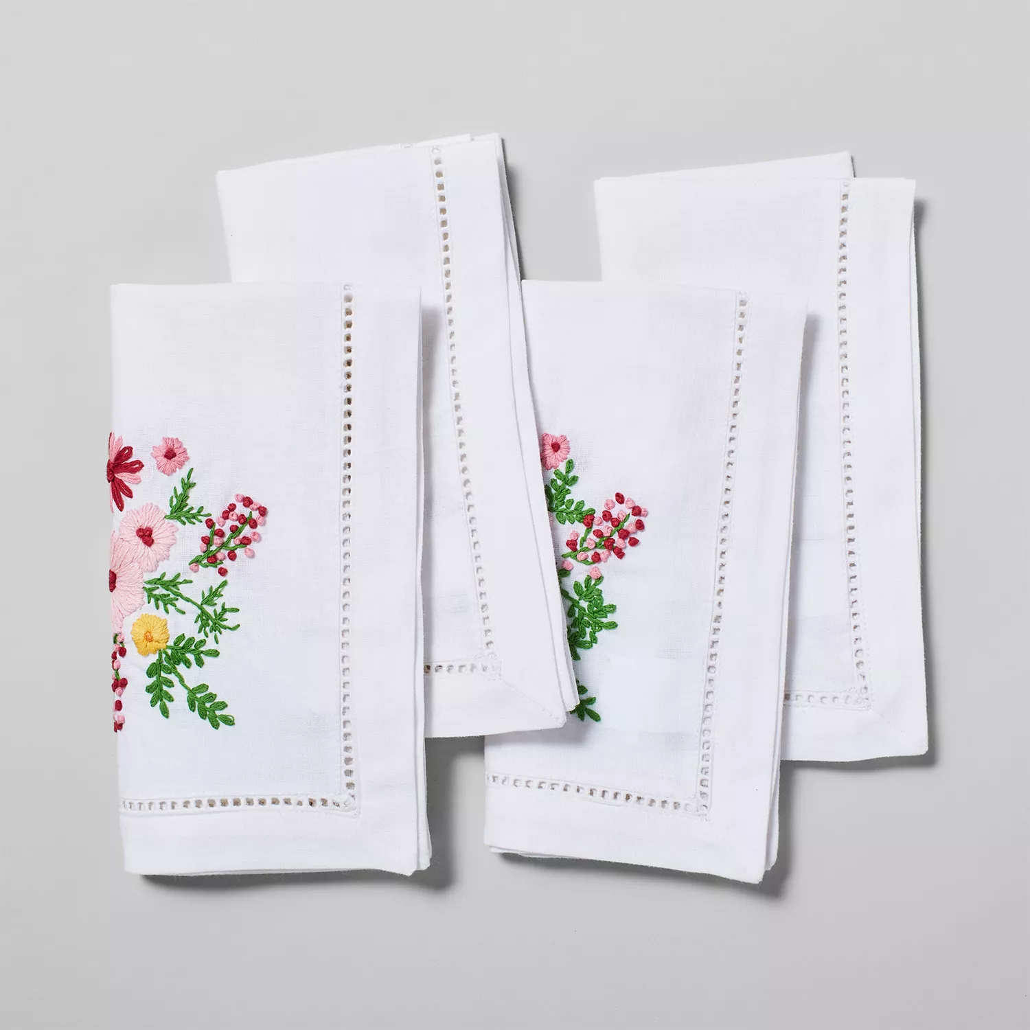 Sur La Table Jardin Embroidered Napkins, Set of 4