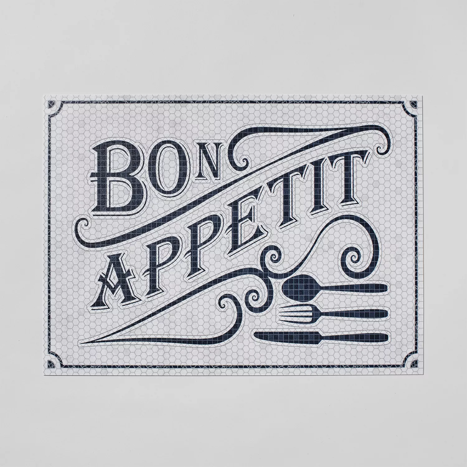 Sur La Table Bon Appetit Vinyl Placemat