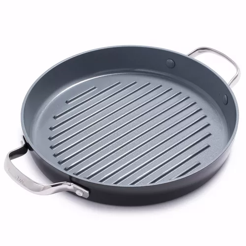 GreenPan Valencia Pro Ceramic Nonstick Grillpan, 11"