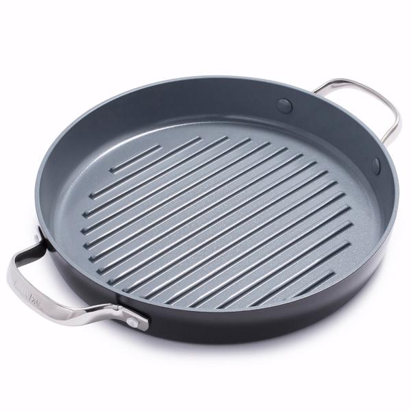 GreenPan Valencia Pro Ceramic Nonstick Grillpan, 11"