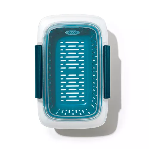 OXO Good Grips Prep and Go Container with Colander, 1.9 Cups