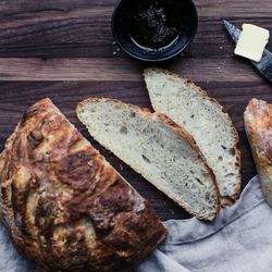 King Arthur Flour's No-Knead Crusty White Bread