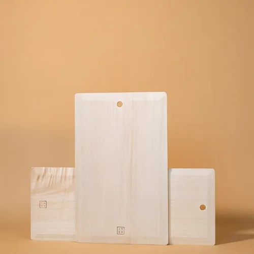 Powered by People Blonde Cedar Wood Serve Board