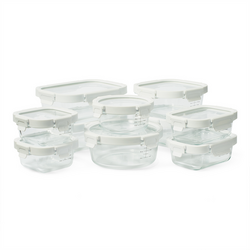 Sur La Table Glass Storage Containers, 20-Piece Set Really this were the containers I was looking for,they are exactly the size I need