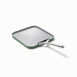 Caraway Ceramic Nonstick Square Griddle Pan, 11" Griddle Pan
